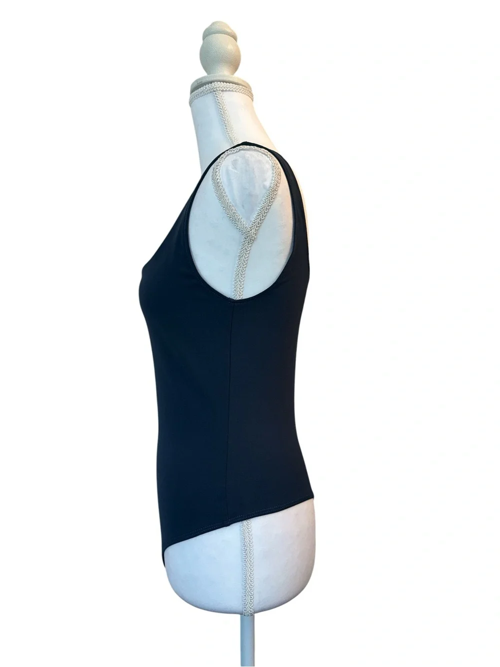 Free People Intimately Navy Notch Scoop Bodysuit